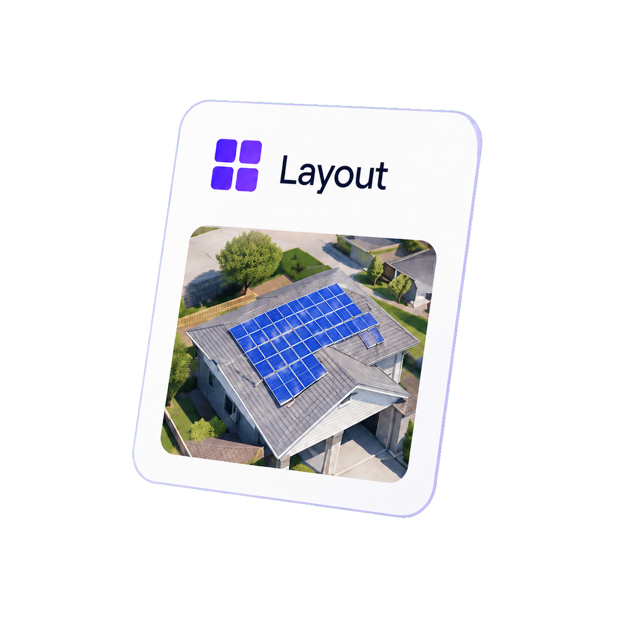 Layout workspace preview